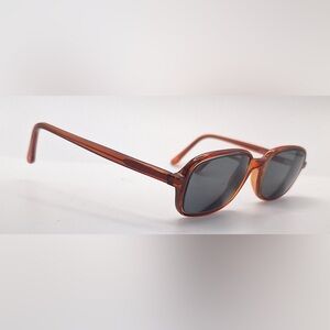 Elan 9208 Brown Oval Sunglasses Frames Only